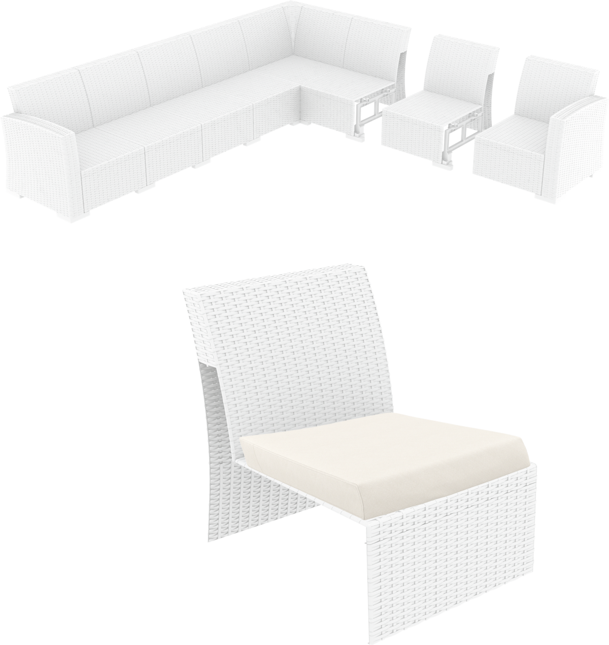 Siesta Monaco Extension Part-Elite Office Furniture