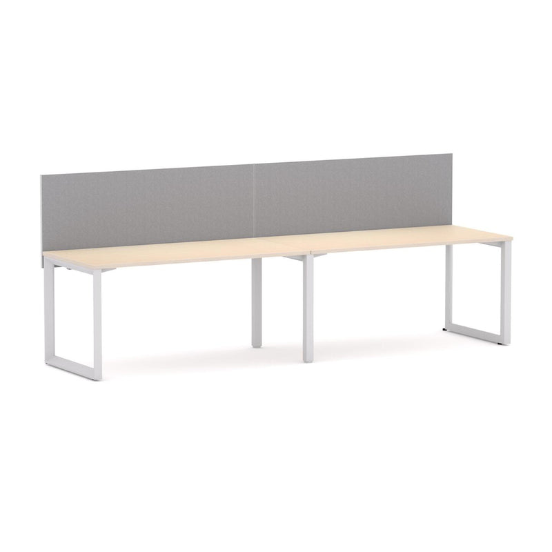 Anvil 2 User Single-Sided Desks, 50x50mm Triangular Loop Leg Design. Includes: Edge25 Screen