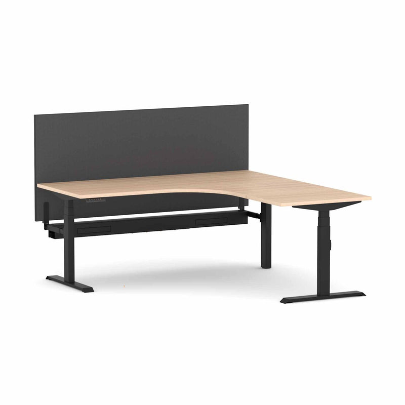 Klass 3C/2M Electric 90Deg Workstation With Edge25 Screen