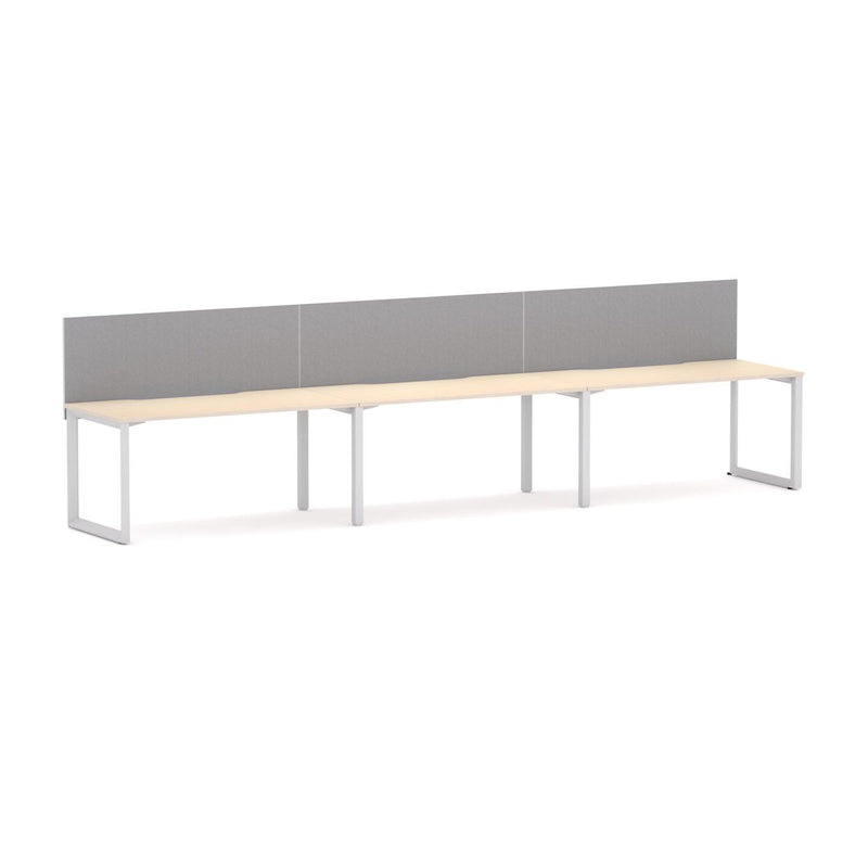 Anvil 3 User Single-Sided Desks, 50x50mm Triangular Loop Leg Design. Includes: Edge25 Screen