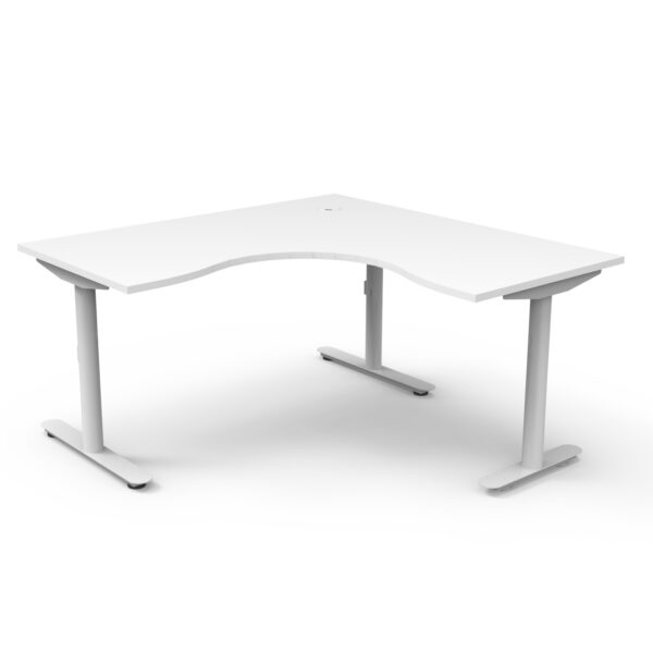 Halo Static Corner Workstation (Non Electric)