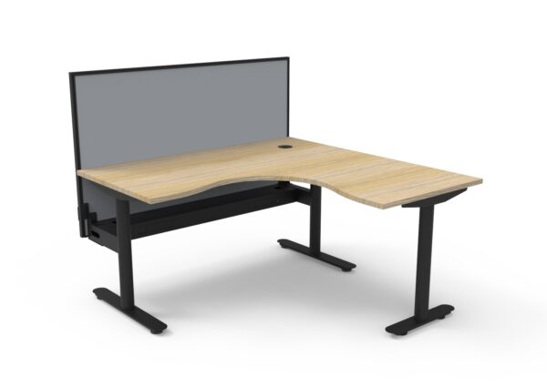 Halo Static Corner Workstation (Non Electric)