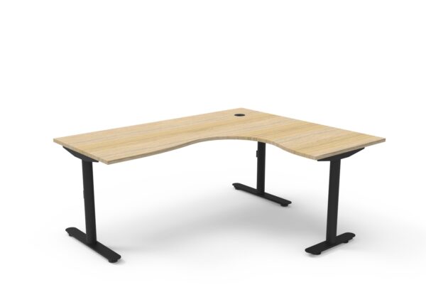 Halo Static Corner Workstation (Non Electric)