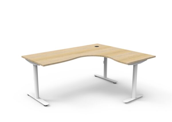 Halo Static Corner Workstation (Non Electric)