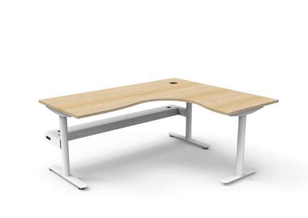 Halo Static Corner Workstation (Non Electric)