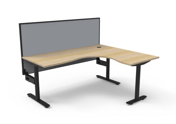 Halo Static Corner Workstation (Non Electric)