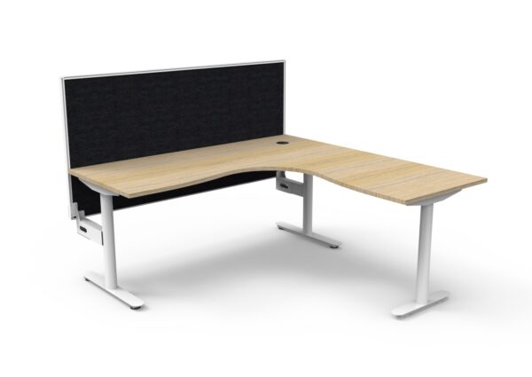 Halo Static Corner Workstation (Non Electric)