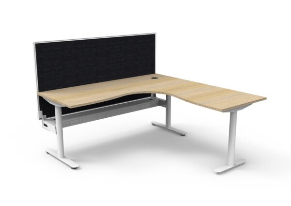 Halo Static Corner Workstation (Non Electric)