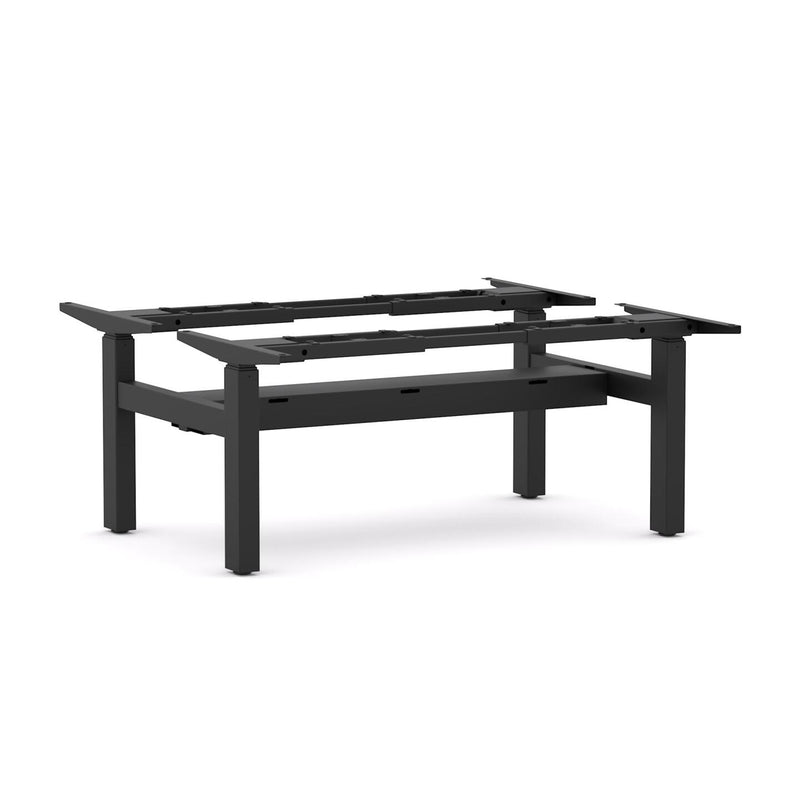AgileMotion+ 3C/2M Electric Rectangle 2-Person Double-sided Desk Workstation - Frame Only