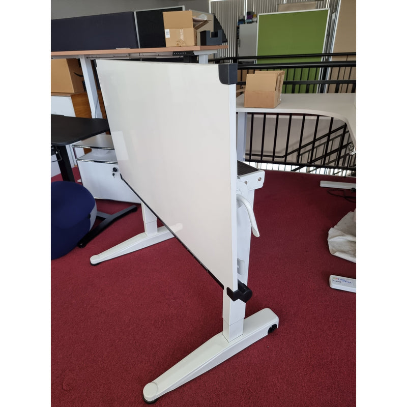 Versarise Height Adjustable Drafting Table Pneumatic Flip Top Table