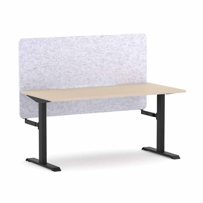 Klass Fixed Straight Workstation with AcoustiQ Screen