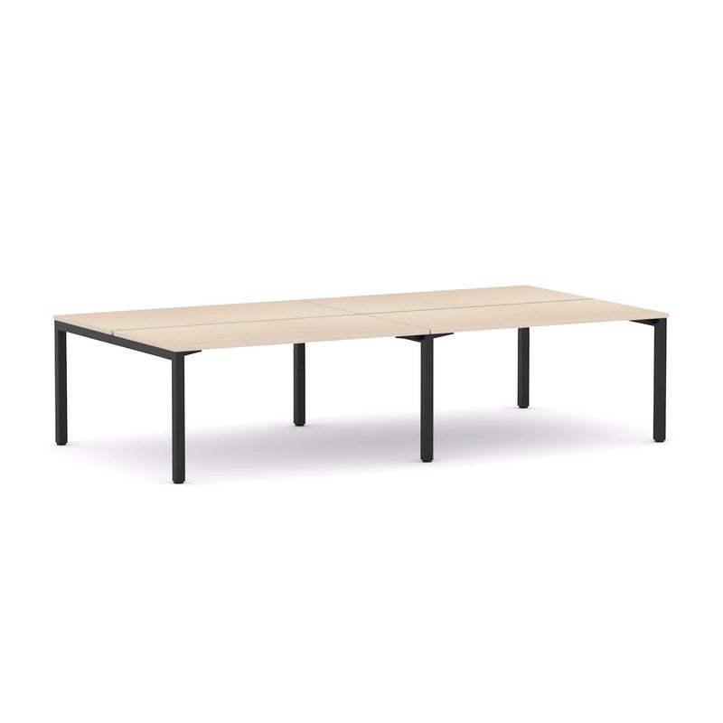 Axis 4-Person Double-sided Desk Workstation