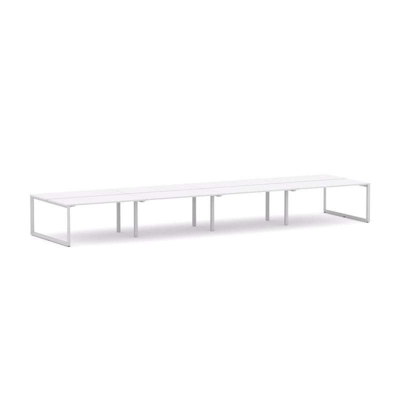 Anvil 8-Person Double-sided Desk Workstation