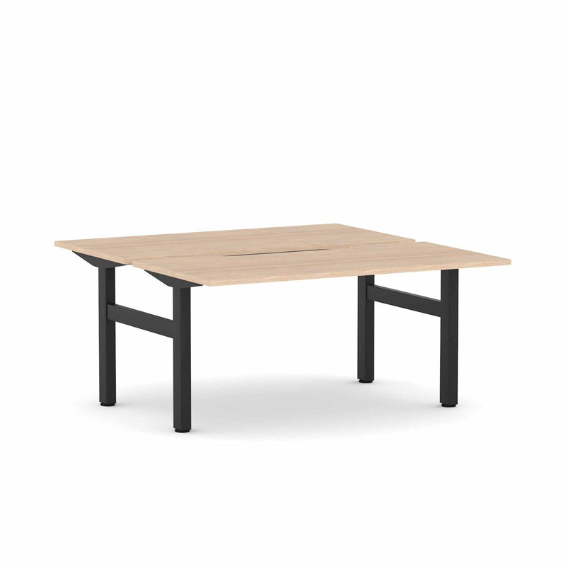 Klass Fixed 2-Person Double-sided Desk Workstation