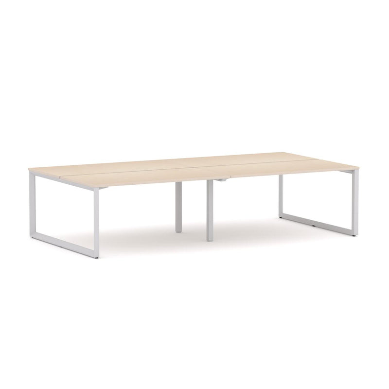 Anvil 4-Person Double-sided Desk Workstation