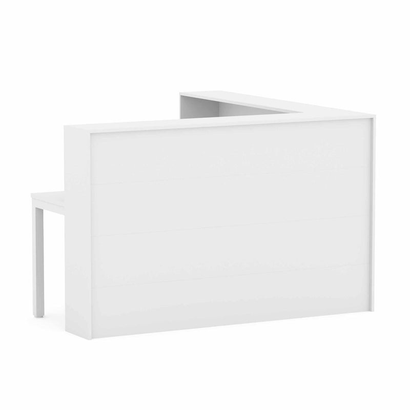 Axis Corner Reception Counter with Poptop Façade
