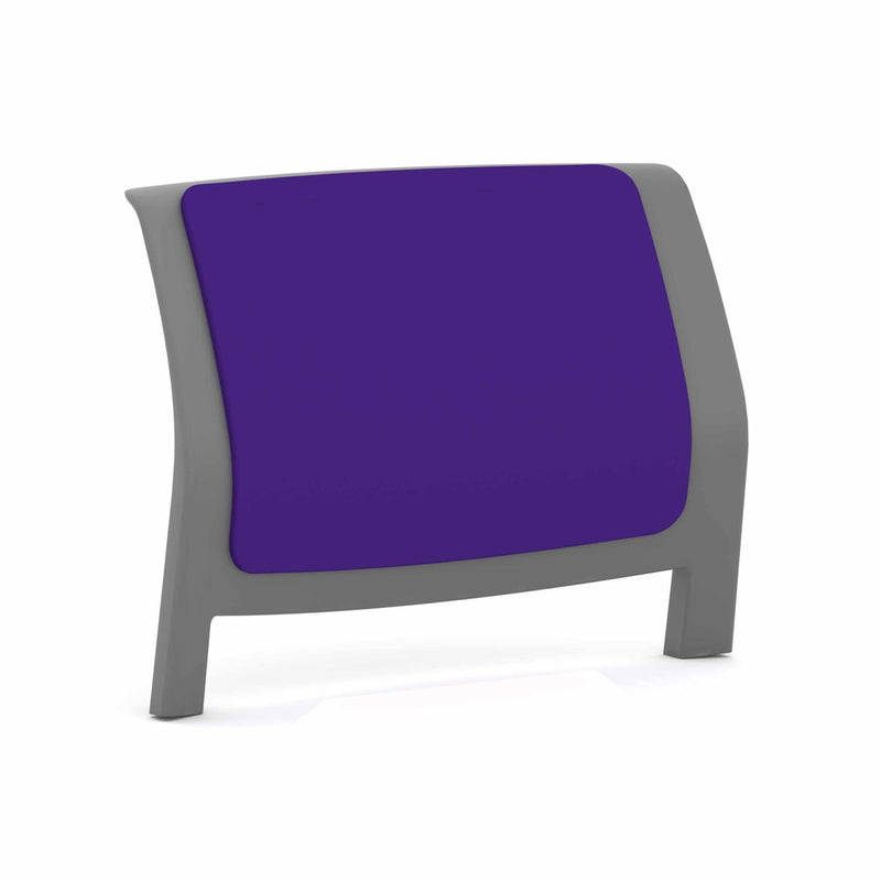 Game Chair Back Shell with Fabric Insert