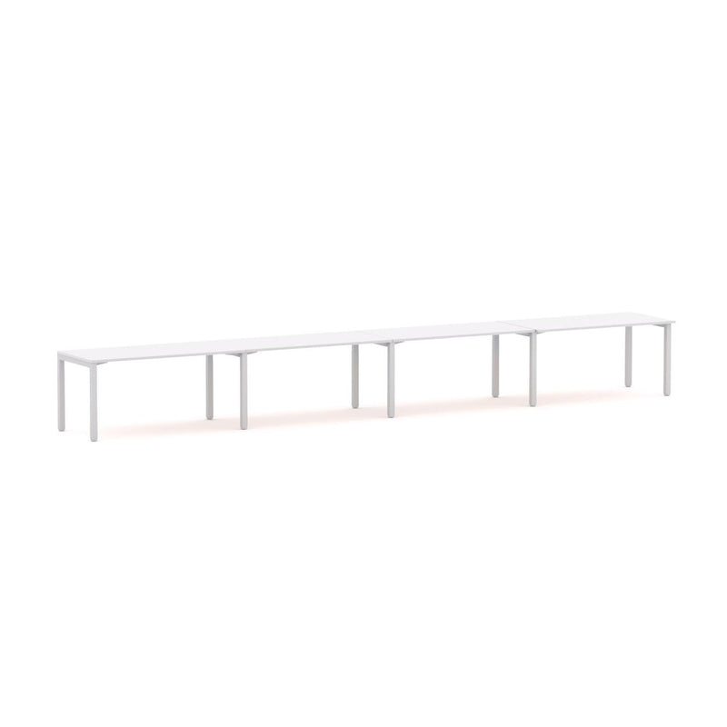 Axis 4-Person Single-sided Desk Workstation