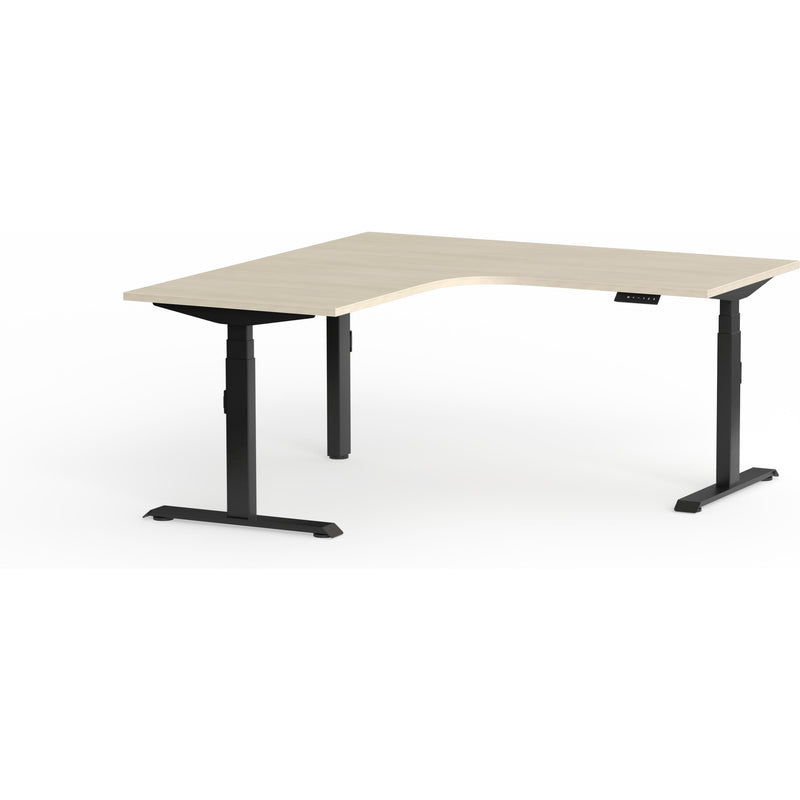 Montana Electric Standing 90Deg Corner Workstation (3 Stages)
