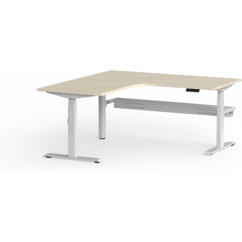 Montana Electric Standing 90Deg Corner Workstation (3 Stages)