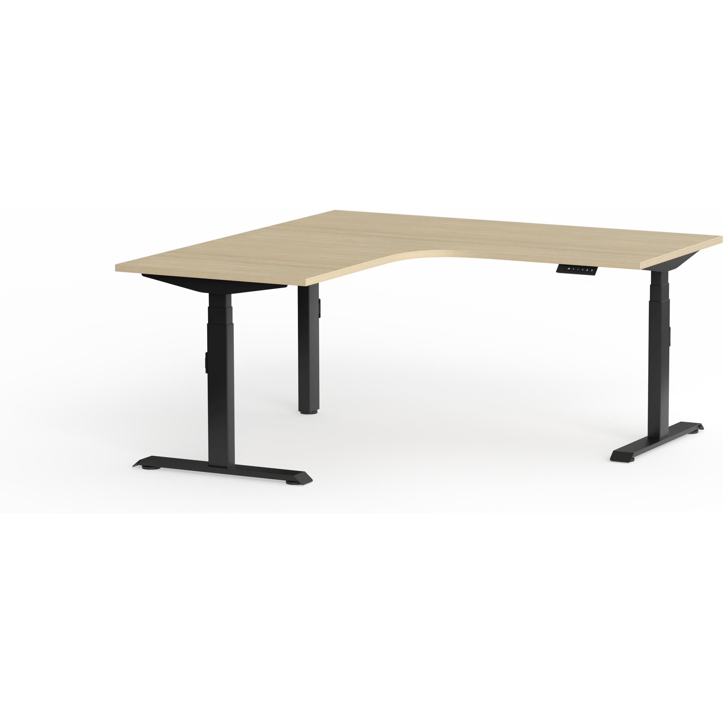 Montana Electric Standing 90Deg Corner Workstation (3 Stages)