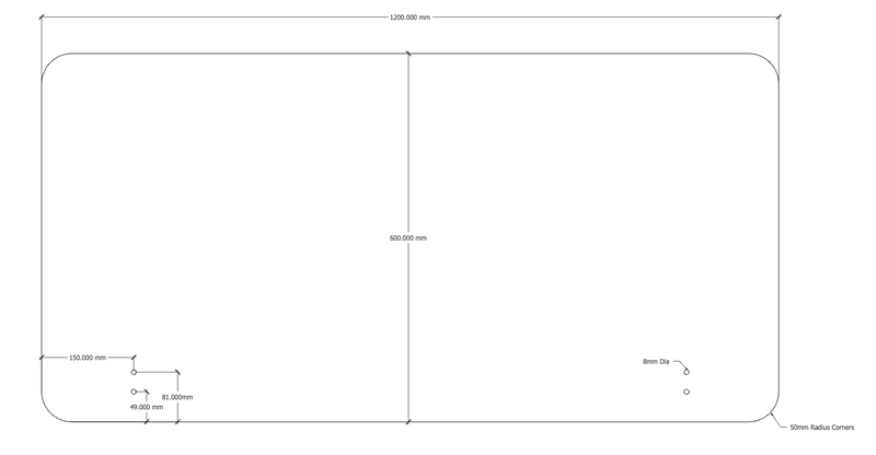Acouline 3 Quarter Mount Screen