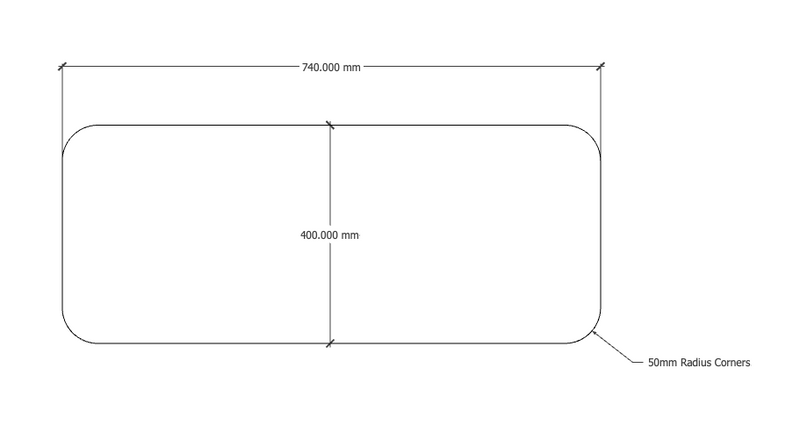 Acouline Standard Desk Mounted Screen