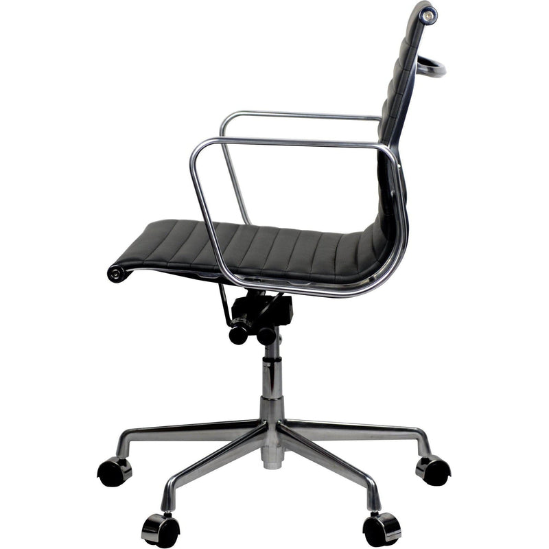 Aero Leather Mid Back Chair