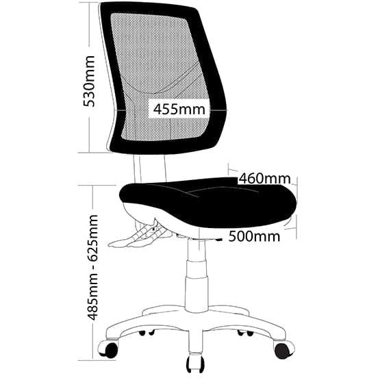 Avoca 3 Lever Mesh Back Task Chair