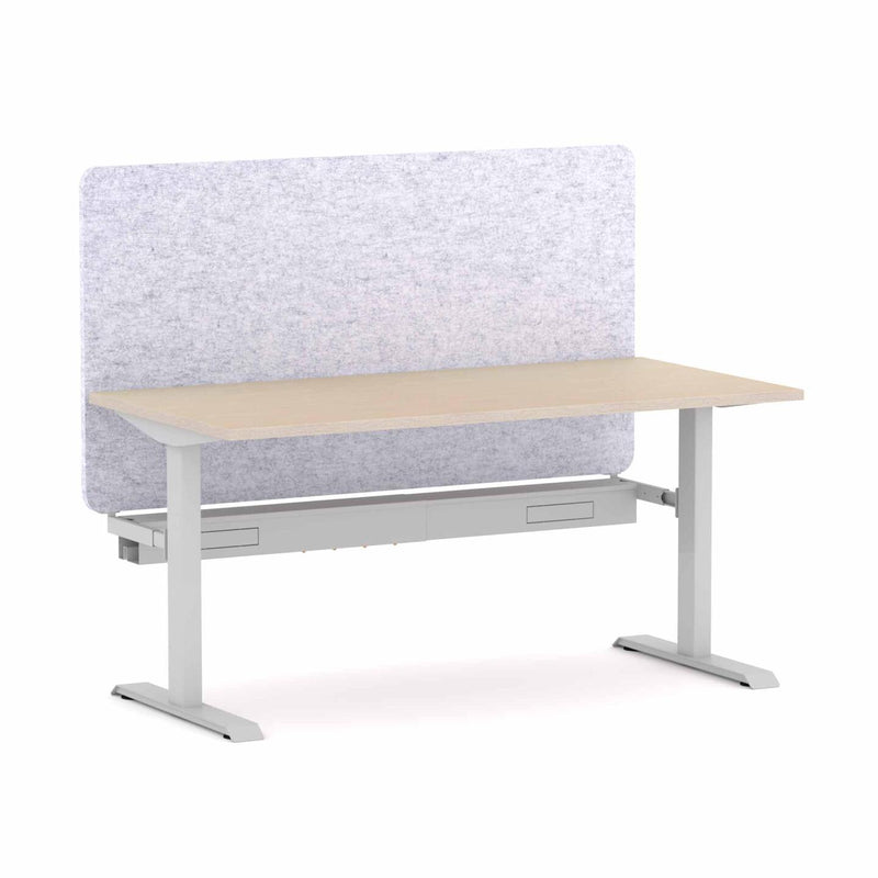 Klass Fixed Straight Workstation with AcoustiQ Screen