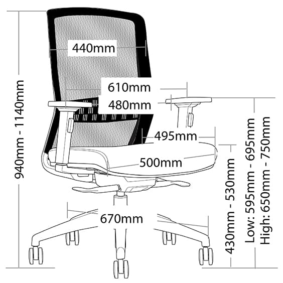 Bolt Executive Mesh Chair