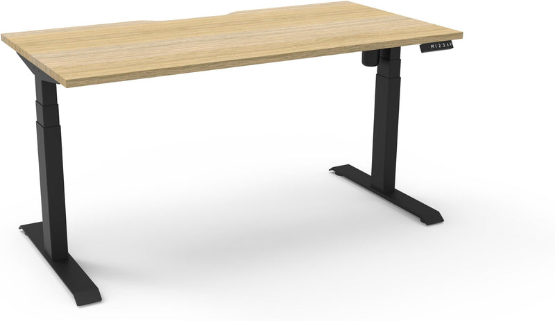 Boost Light Electric Height Adjustable Single Sided Workstation