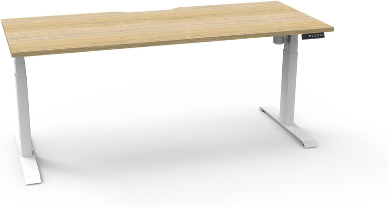 Boost Light Electric Height Adjustable Single Sided Workstation