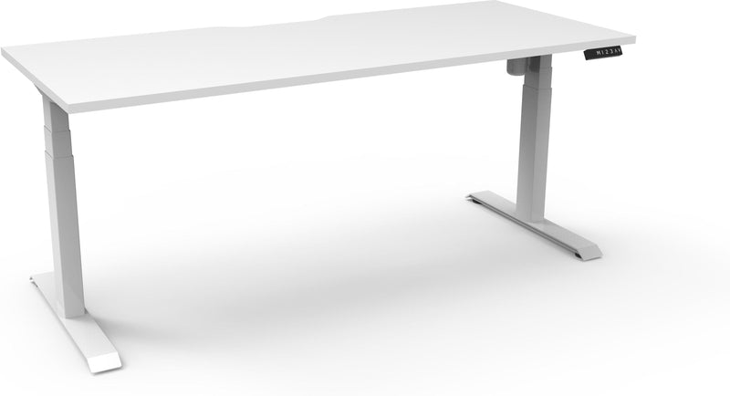 Boost Light Electric Height Adjustable Single Sided Workstation