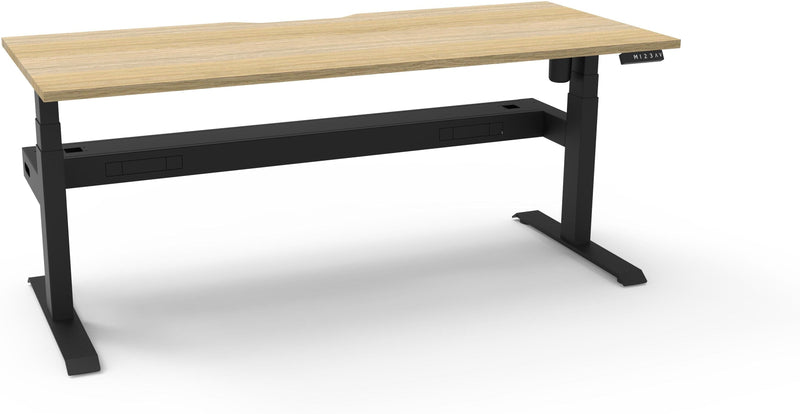 Boost Light Electric Height Adjustable Single Sided Workstation