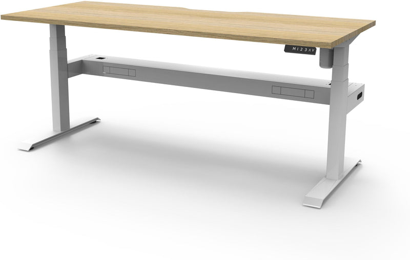 Boost Light Electric Height Adjustable Single Sided Workstation
