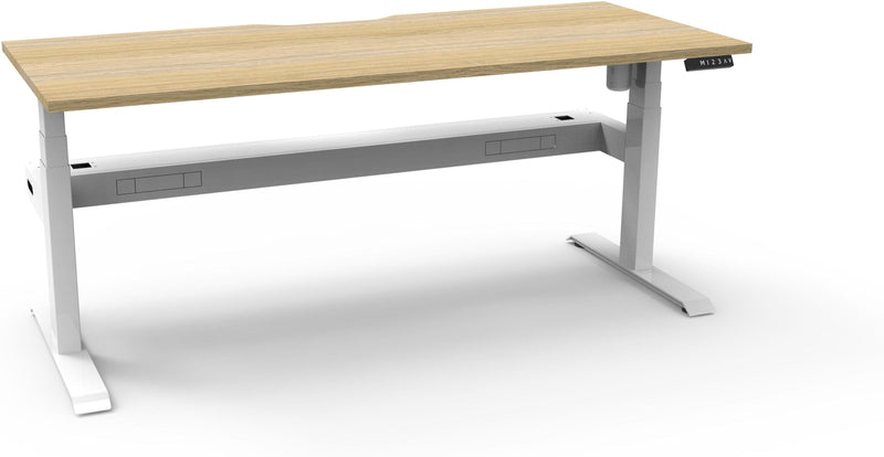Boost Light Electric Height Adjustable Single Sided Workstation