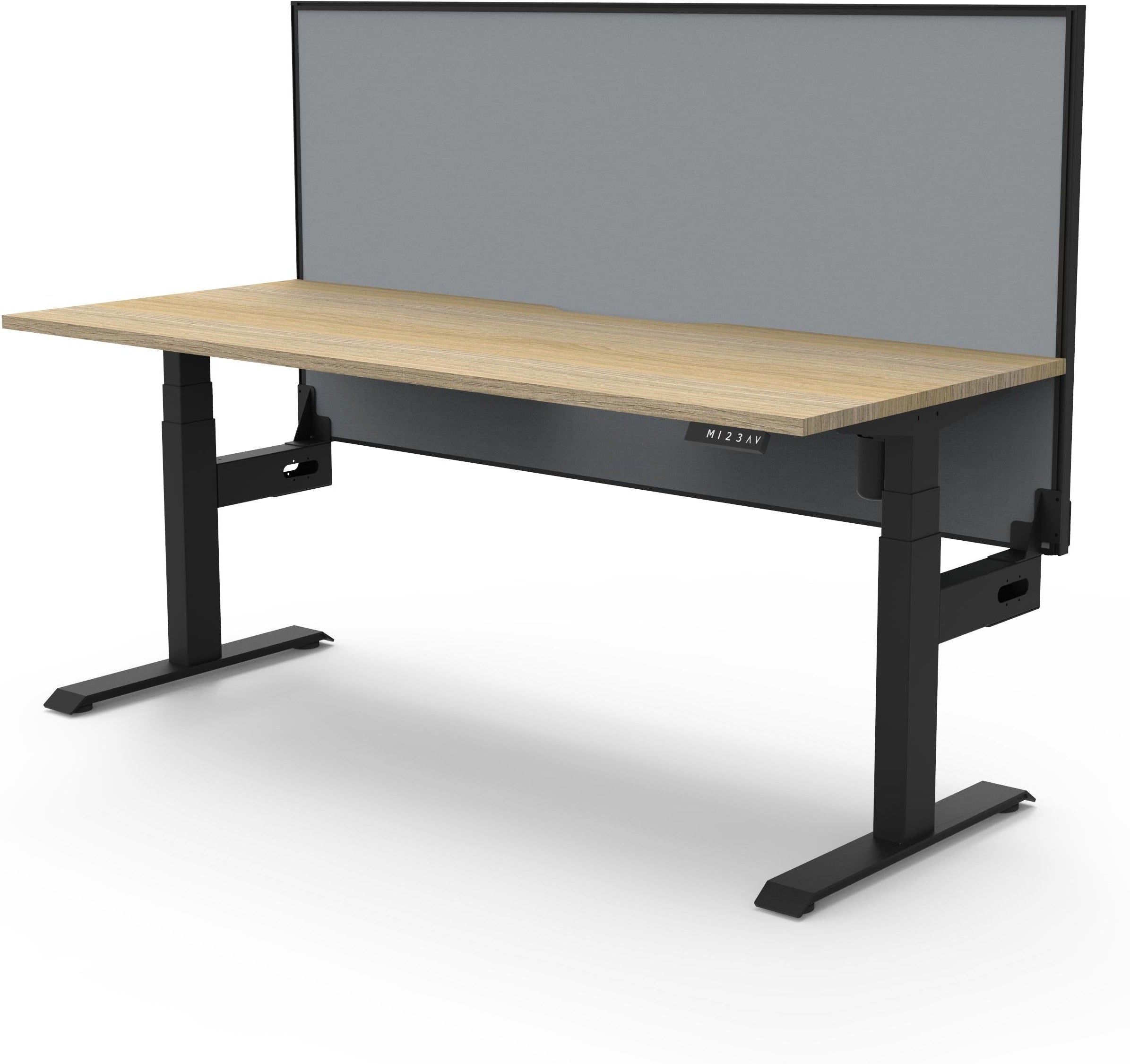 Boost Light Electric Height Adjustable Single Sided Workstation