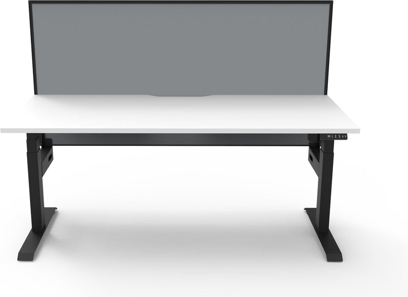 Boost Light Electric Height Adjustable Single Sided Workstation