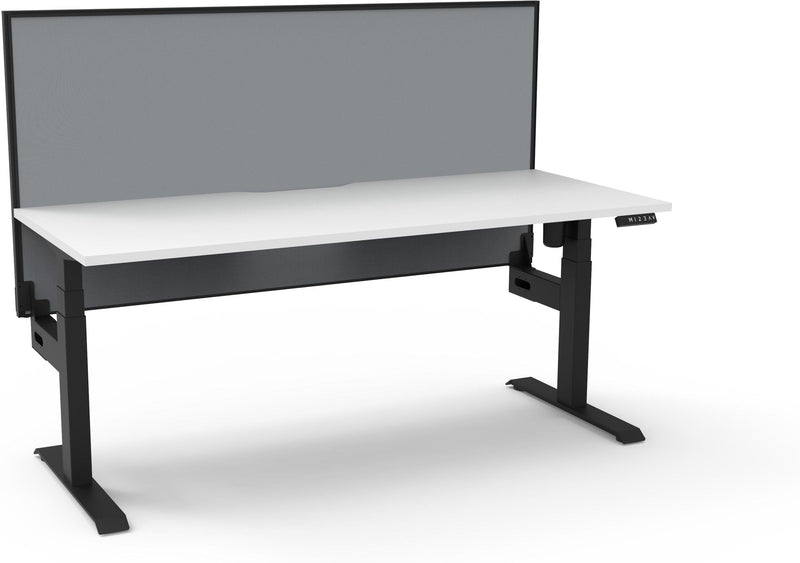 Boost Light Electric Height Adjustable Single Sided Workstation