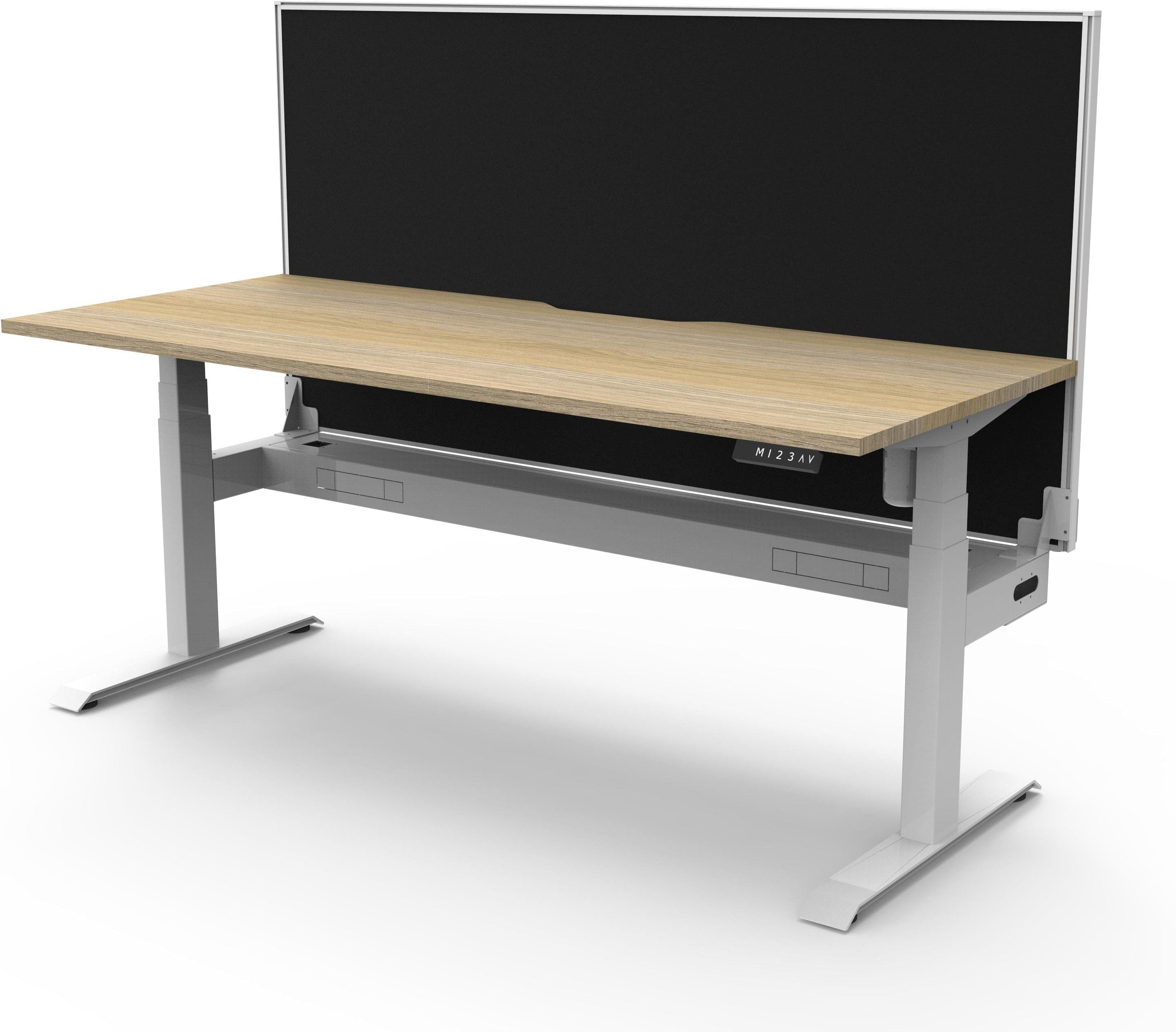 Boost Light Electric Height Adjustable Single Sided Workstation