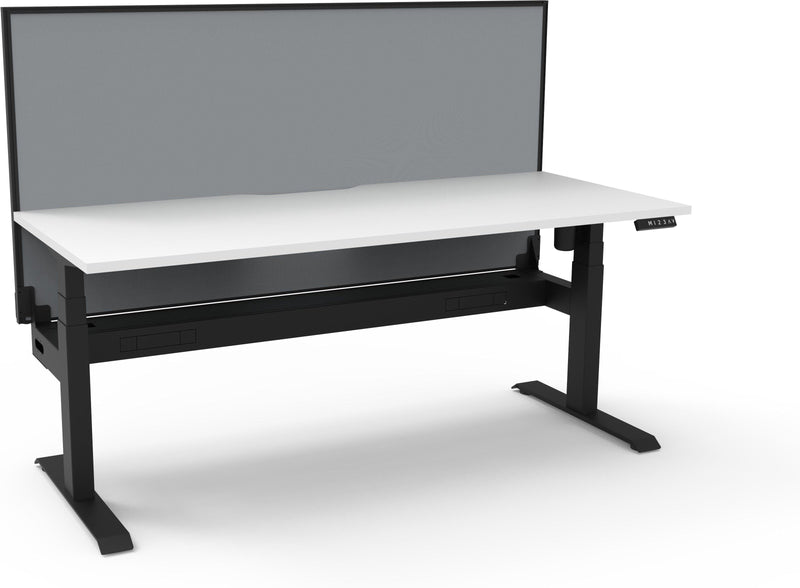 Boost Light Electric Height Adjustable Single Sided Workstation