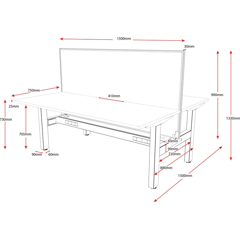 Boost Static Back to Back Workstation