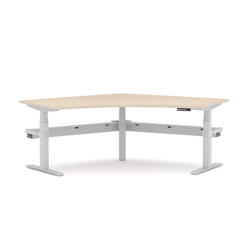 AgileMotion+ 3C/2M Electric Rectangle 120° Workstation