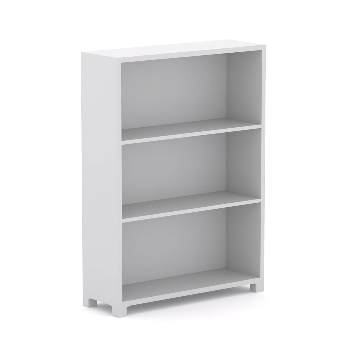 Axis Bookcase: W900mm x D315mm x H1250mm - White