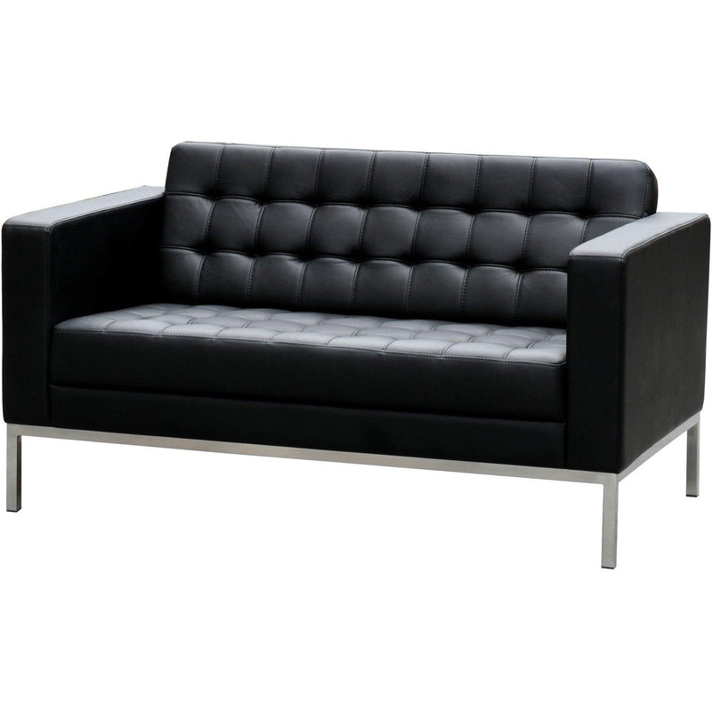 Como 2 Seater Leather Lounge