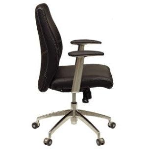 Conti Medium Back Vegan Leather Chair