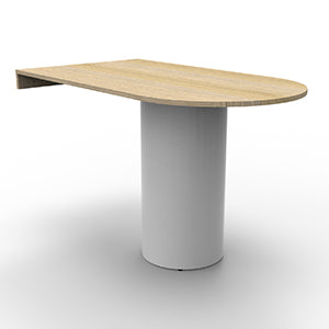 D-End Table Top & 1050H Drum Base