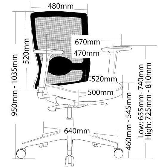 Draft Executive Mesh Chair