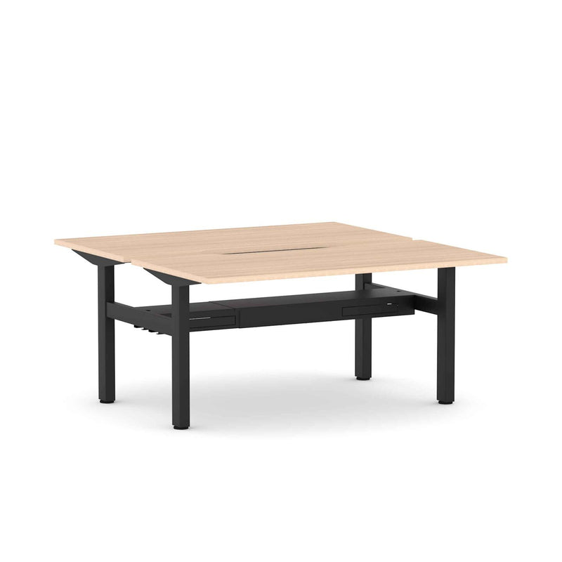 Klass Fixed 2-Person Double-sided Desk Workstation